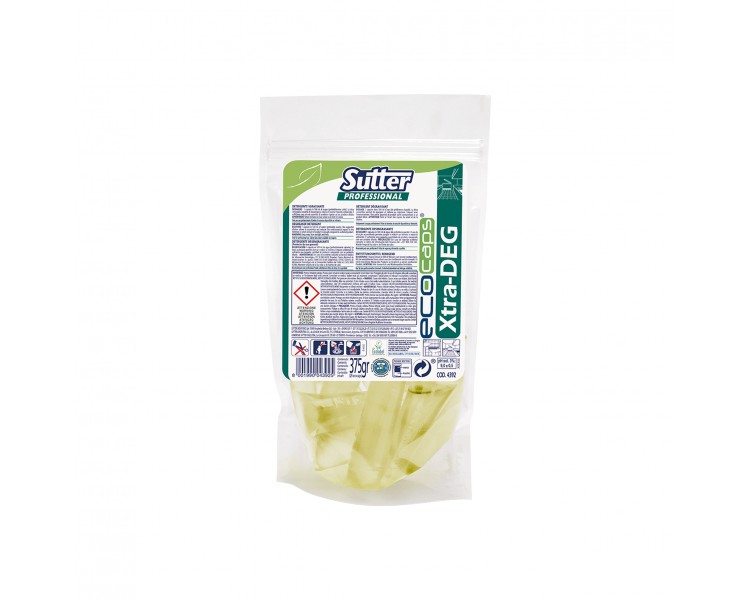 "Sutter" Detergente Sgrassante - Xtra-DEG EcoCaps | 15g x 25 pezzi - 375g "Sutter" Detergente Sgrassante - Xtra-DEG EcoCaps | 15g x 25 pezzi - 375g
