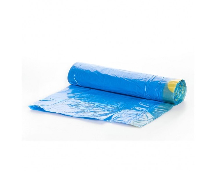 Sacchi Nettezza Urbana Profumati con Maniglie di Chiusura | Azzurro - 55x65cm - 15 pezzi Sacchi Nettezza Urbana Profumati con Maniglie di Chiusura | Azzurro - 55x65cm - 15 pezzi