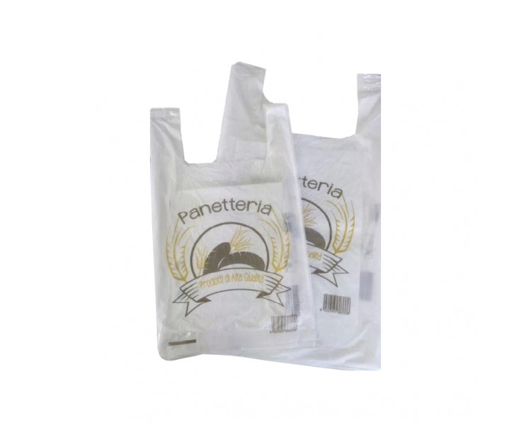 Shopper Compostabili Panificio | 28x50cm - 500 pezzi Shopper Compostabili Panificio | 28x50cm - 500 pezzi