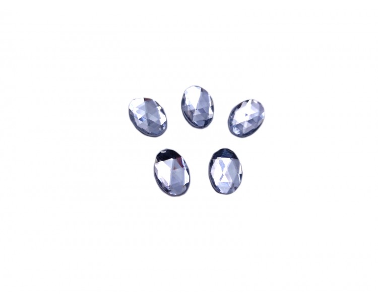 Zirconi uovo | argento / 5 pezzi Zirconi uovo | argento / 5 pezzi
