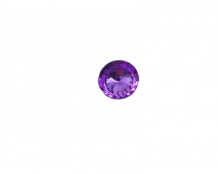 Zircone cubico tondo| Viola / 25 mm