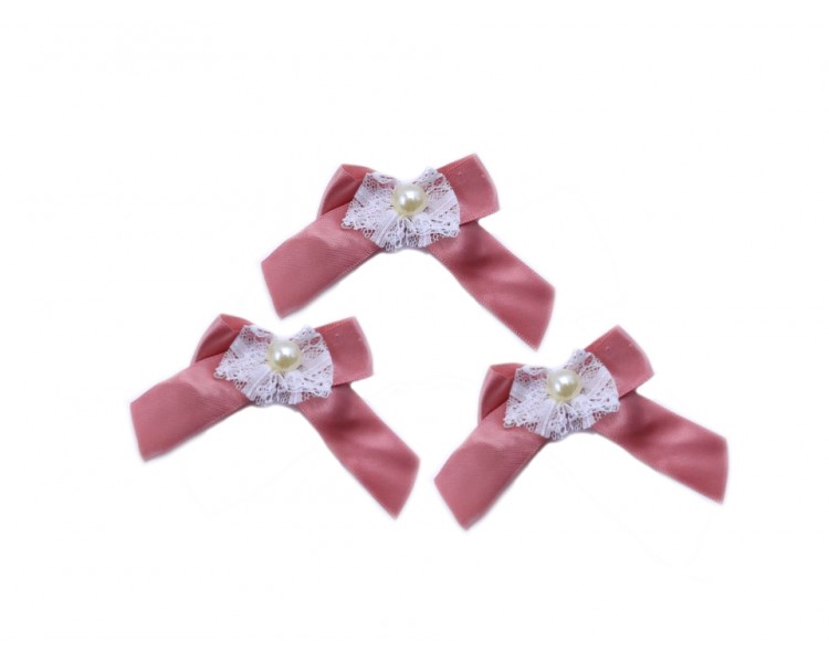 Fiocchi decorativi | Rosa scuro / 3 pezzi