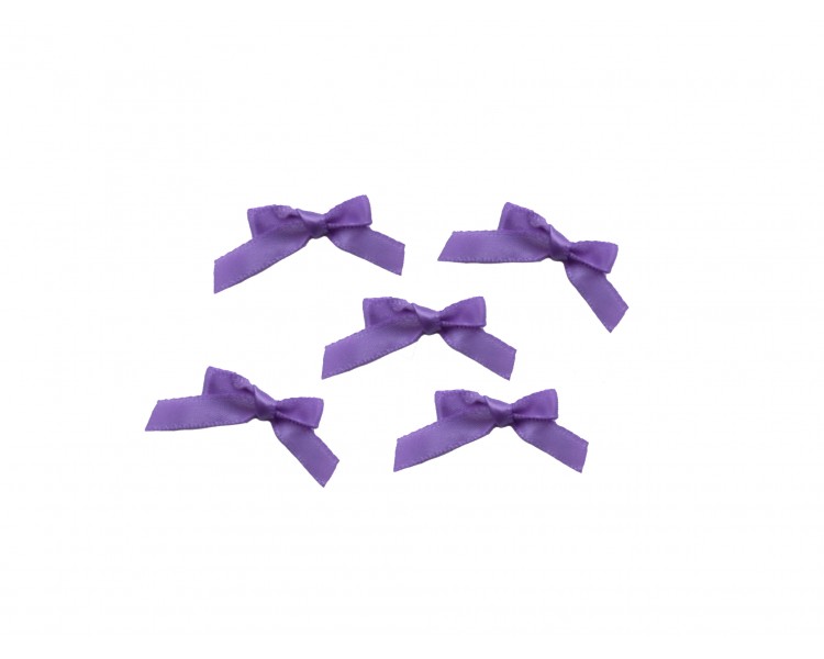 Fiocchi di raso | Viola / 5 pezzi Fiocchi di raso | Viola / 5 pezzi