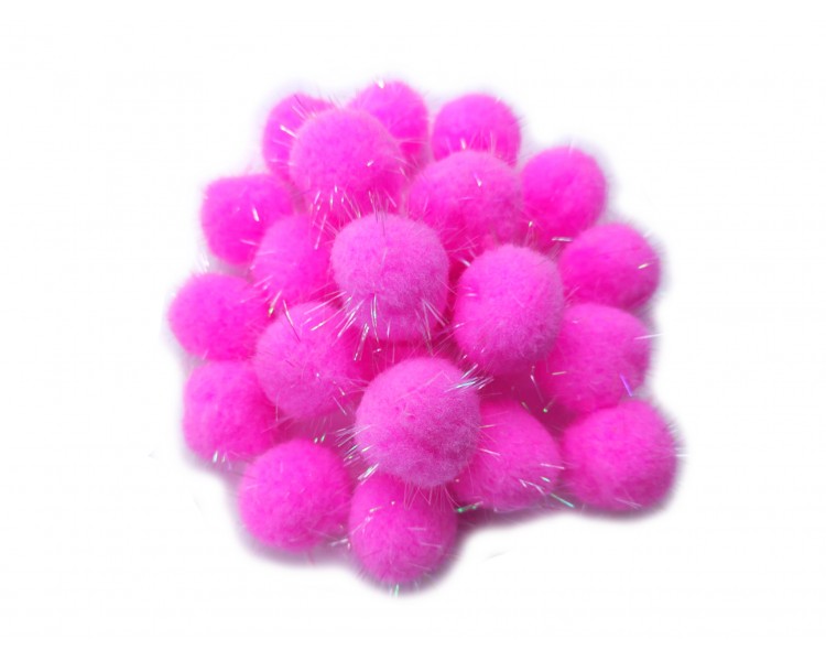 POM PON|Rosa / 3 cm - 25 pezzi POM PON|Rosa / 3 cm - 25 pezzi