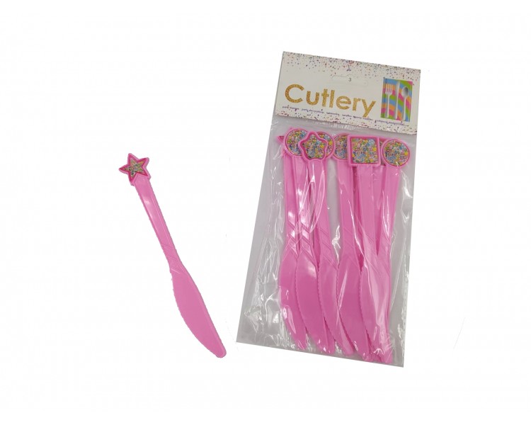 Coltelli per feste | Rosa - 10 pezzi Coltelli per feste | Rosa - 10 pezzi