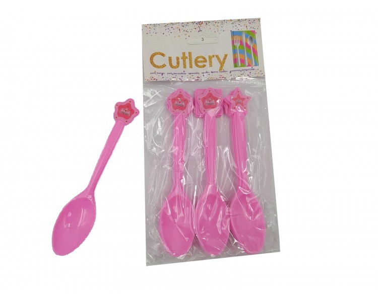 Cucchiai per feste | Rosa - 10 pezzi Cucchiai per feste | Rosa - 10 pezzi