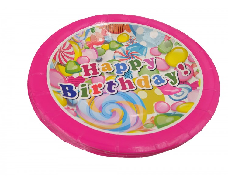 Piatti di carta per feste | 18 cm - 10 pezzi Piatti di carta per feste | 18 cm - 10 pezzi