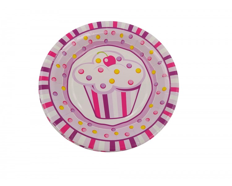 Piatti di carta per feste | 18 cm - 10 pezzi Piatti di carta per feste | 18 cm - 10 pezzi