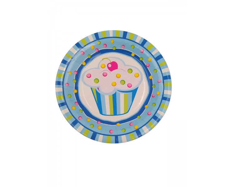 Piatti di carta per feste | 23 cm - 10 pezzi Piatti di carta per feste | 23 cm - 10 pezzi
