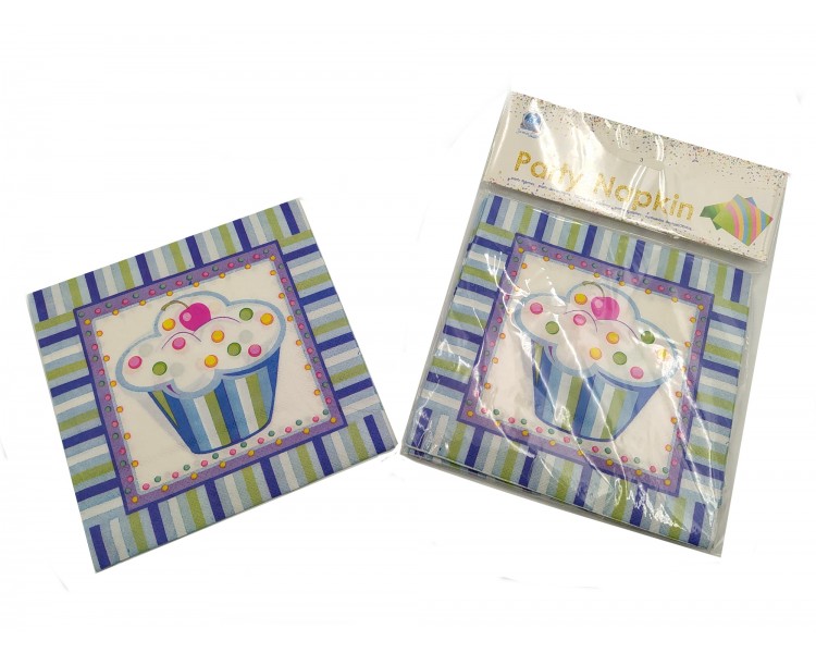 Tovaglioli per compleanno | 32,5x32,5cm - 10 pezzi Tovaglioli per compleanno | 32,5x32,5cm - 10 pezzi
