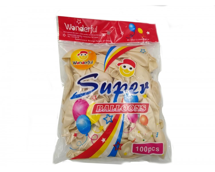 Palloncini ,,Super balloons" | Bianco - 100 pezzi Palloncini ,,Super balloons" | Bianco - 100 pezzi