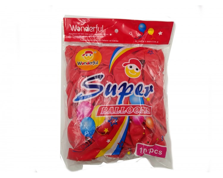 Palloncini ,, Super Balloons" | Rosso - 100 pezzi Palloncini ,, Super Balloons" | Rosso - 100 pezzi