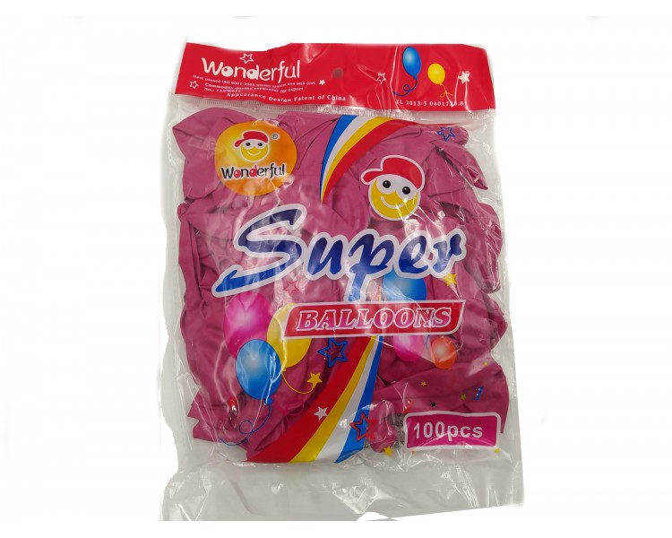 Palloncini ,,Super balloons " | Rosa scuro - 100 pezzi Palloncini ,,Super balloons " | Rosa scuro - 100 pezzi