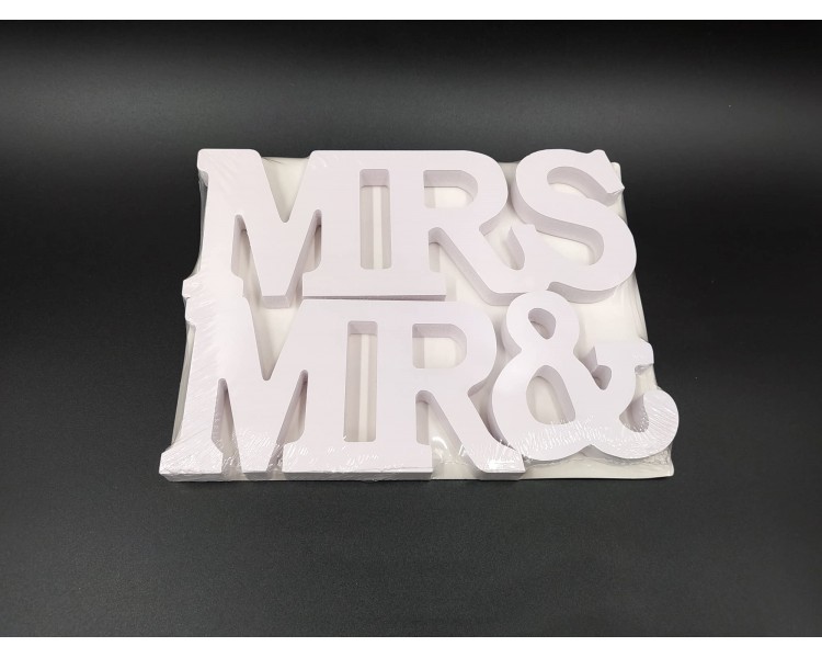 Decorazione Mrs&Mr | 21x16cm Decorazione Mrs&Mr | 21x16cm