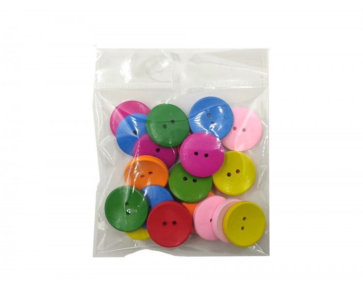 Bottoni | Mix colore / 2,5cm - 21 pezzi Bottoni | Mix colore / 2,5cm - 21 pezzi