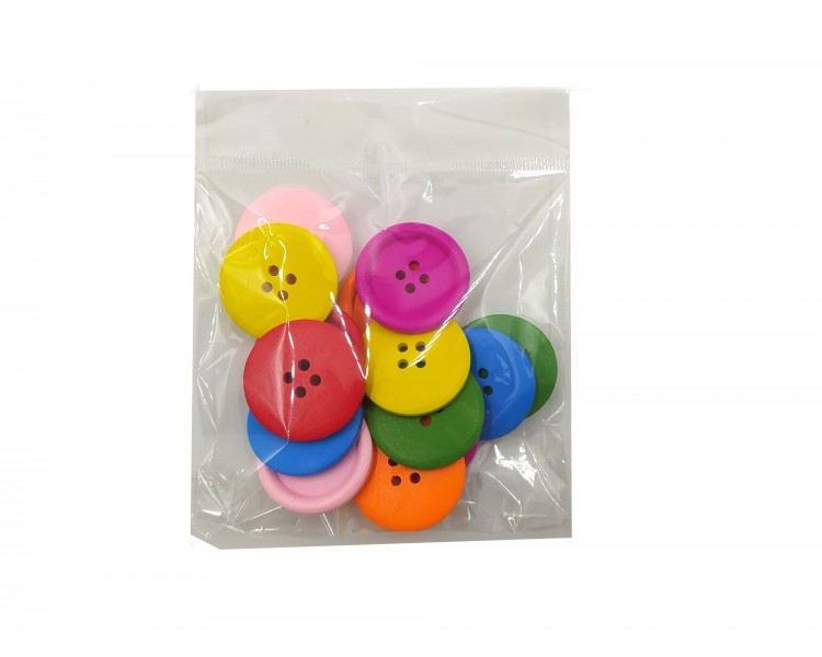 Bottoni | Mix colore / 3 cm - 14 pezzi Bottoni | Mix colore / 3 cm - 14 pezzi