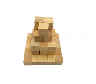 Cubetti di legno | 25mm - 50 pezzi