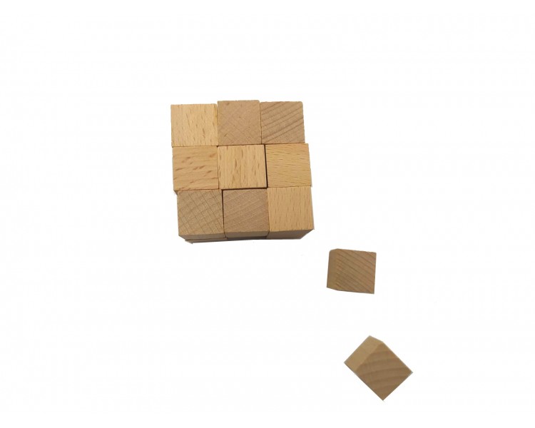 Cubetti di legno | 15 mm - 20 pezzi Cubetti di legno | 15 mm - 20 pezzi
