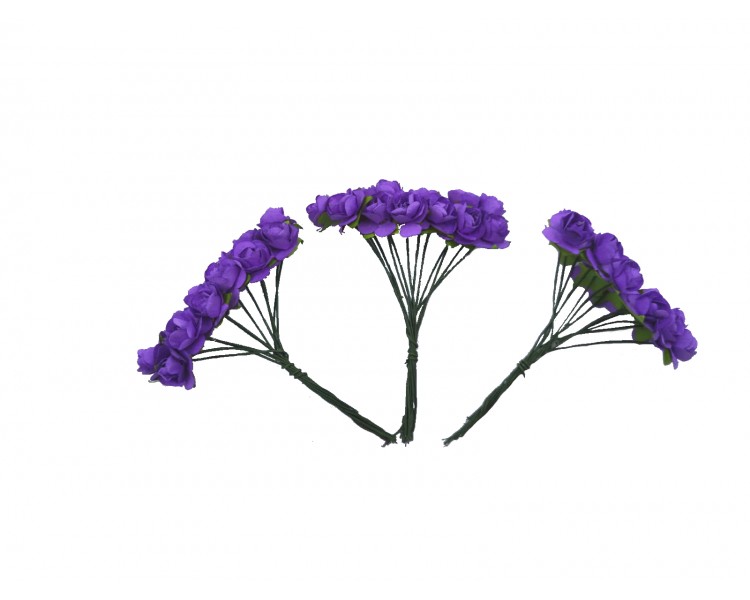 Mini bouquet di fiori artificiali | Viola - 12 pezzi Mini bouquet di fiori artificiali | Viola - 12 pezzi