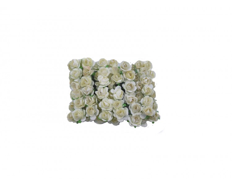 Mini bouquet di fiori artificiali | Panna - 12 pezzi Mini bouquet di fiori artificiali | Panna - 12 pezzi
