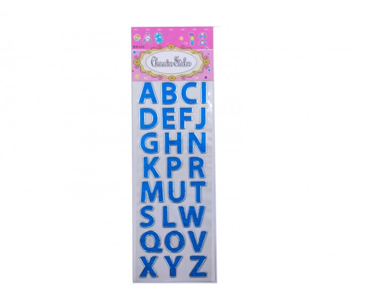 Adesivi blister lettere | Blu Adesivi blister lettere | Blu