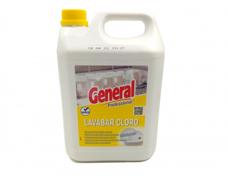 GENERAL Detergente Lavabar Cloro | 5 kg GENERAL Detergente Lavabar Cloro | 5 kg