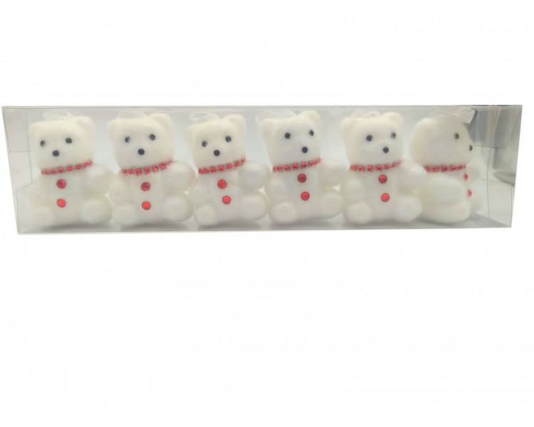 Orsi decorativi | 6 pezzi Orsi decorativi | 6 pezzi