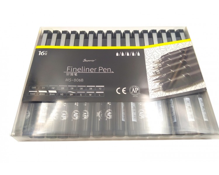 Fineliner Penna | 16 pezzi Fineliner Penna | 16 pezzi