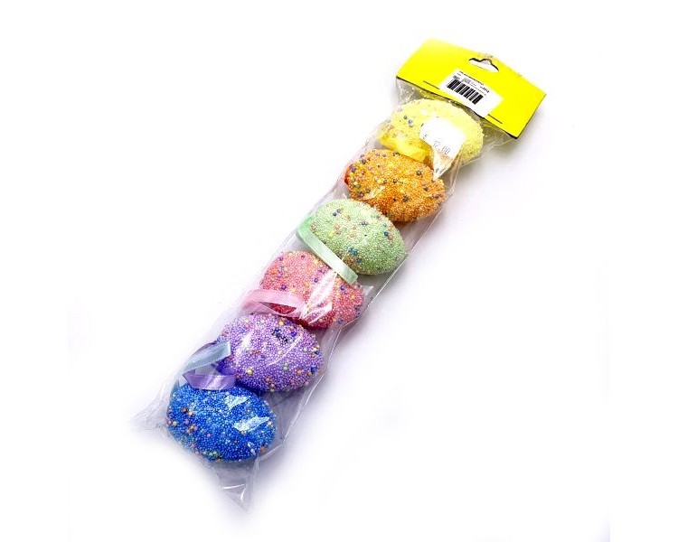 Ovetti di Pasqua colorati 6 pezzi Ovetti di Pasqua colorati 6 pezzi