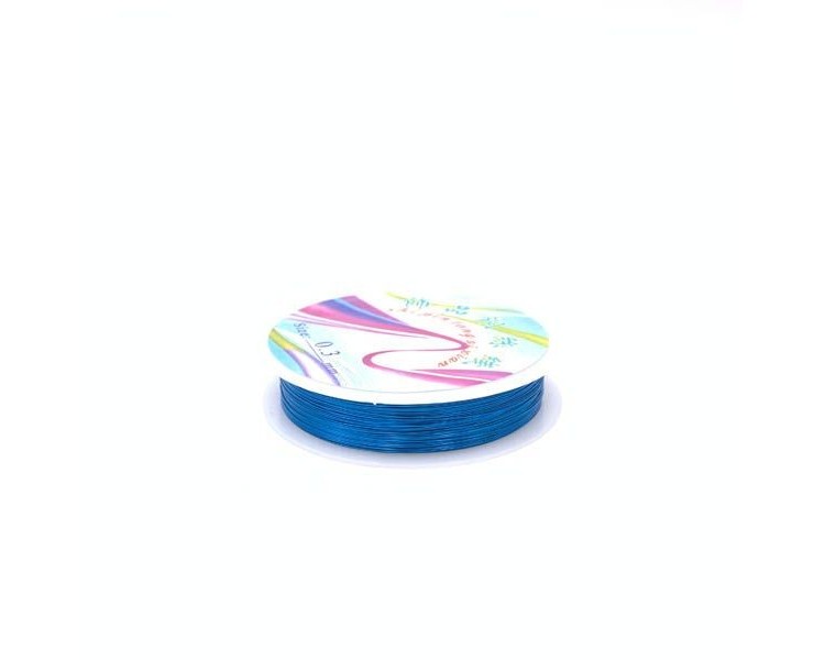 Filo per gioielli | Blu / 0,3 mm Filo per gioielli | Blu / 0,3 mm