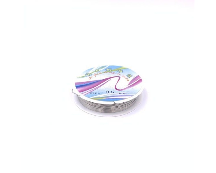 Filo per gioielli | Argento / 0,6mm Filo per gioielli | Argento / 0,6mm
