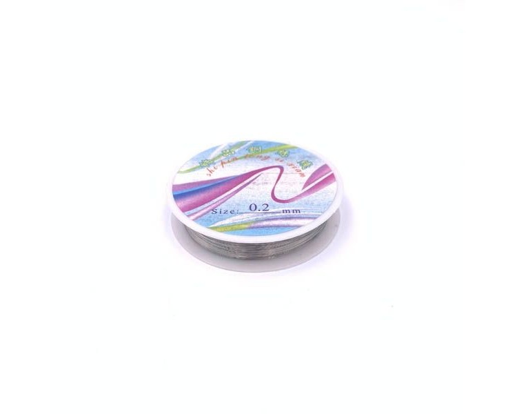 Filo per gioielli | Argento / 0,2mm Filo per gioielli | Argento / 0,2mm