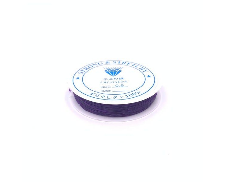 Lino elastico | Viola / 0,6mm Lino elastico | Viola / 0,6mm