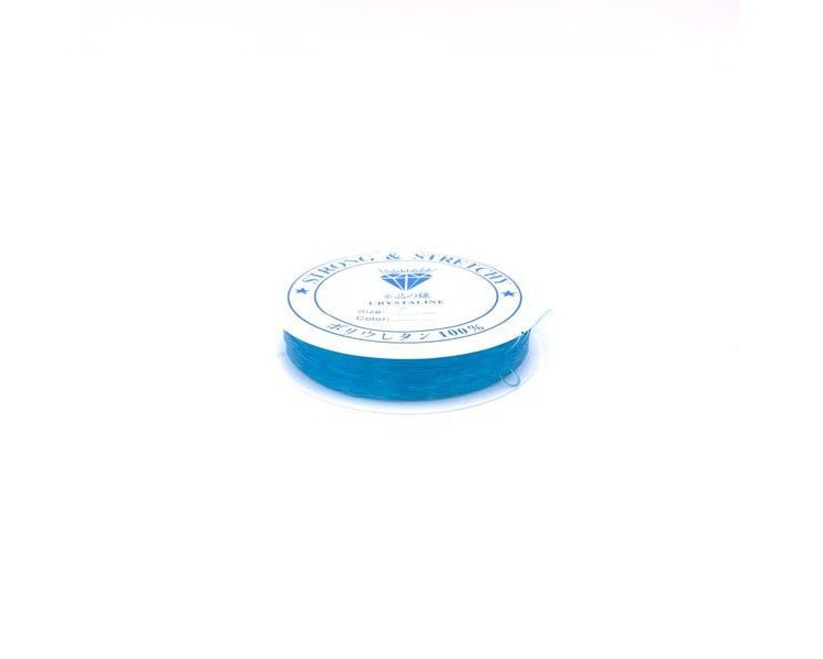 Lino elastico | Blu / 0,8mm Lino elastico | Blu / 0,8mm