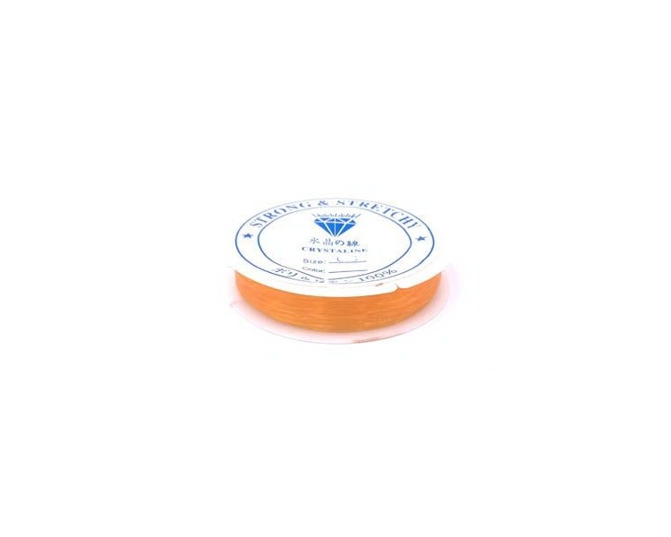 Lino elastico | Arancia / 1mm Lino elastico | Arancia / 1mm