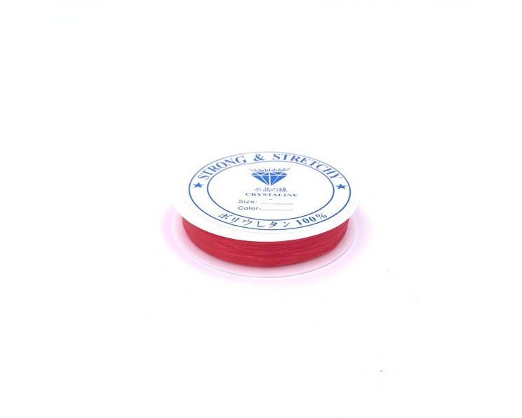 Lino elastico | Rosso / 1mm Lino elastico | Rosso / 1mm