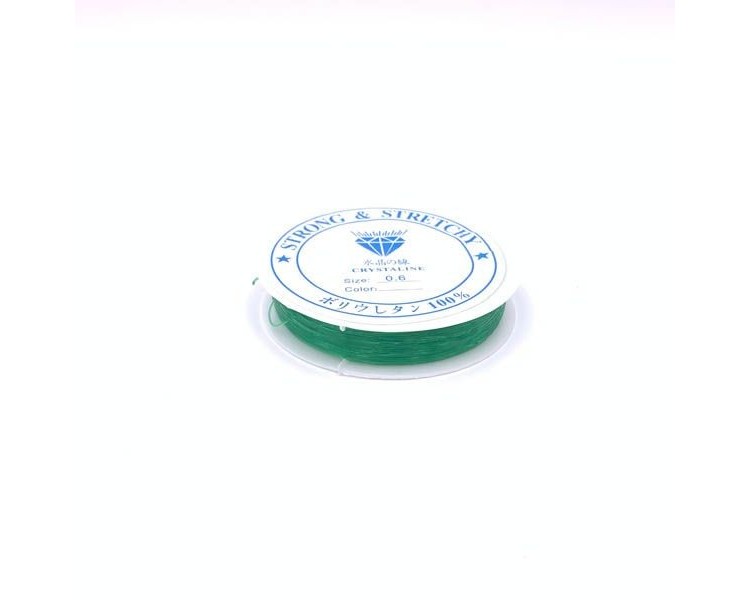 Lino elastico | Verde / 1mm Lino elastico | Verde / 1mm