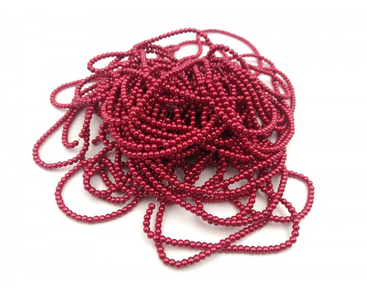 Perline | Rosso Scuro / 4 mm Perline | Rosso Scuro / 4 mm
