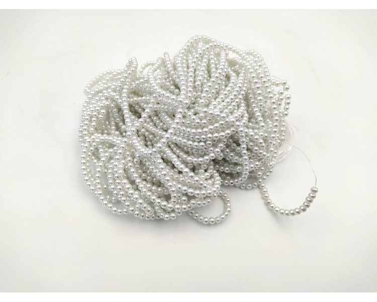 Perline | Bianco / 4 mm Perline | Bianco / 4 mm