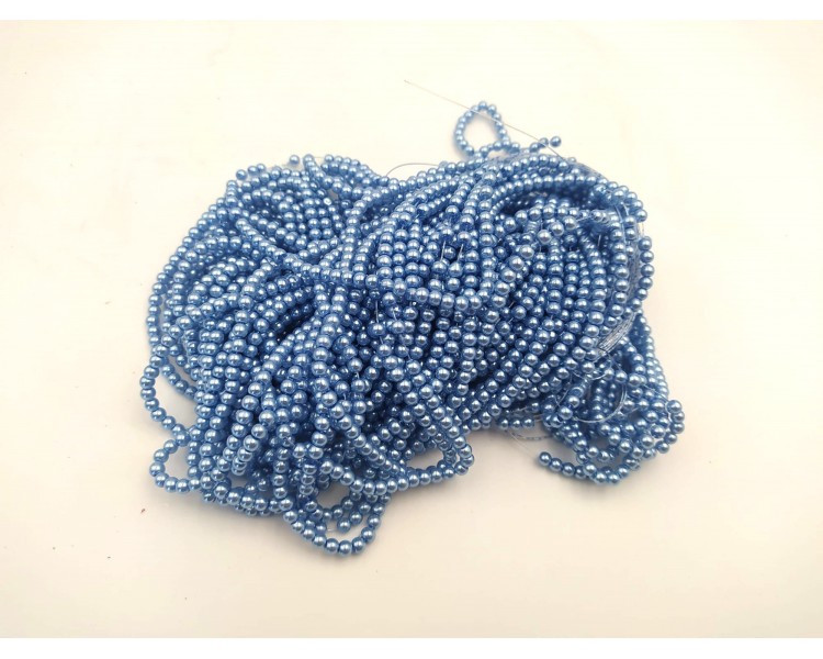 Perline | Azzurro / 4 mm Perline | Azzurro / 4 mm