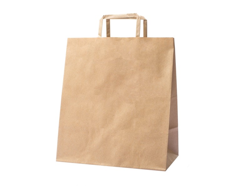 Buste Carta Kraft Avana 32+22x27 - 90 gr - 25 pezzi Buste Carta Kraft Avana 32+22x27 - 90 gr - 25 pezzi