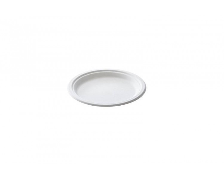 Piatto Bio Piano Rotondo - 22,5 cm - 50 Pezzi Piatto Bio Piano Rotondo - 22,5 cm - 50 Pezzi