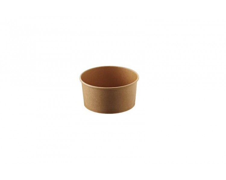 Insalatiera Kraft+PE - Diametro 18,4 cm - 16x6,8 cm - 1300 ml - 24 pz Insalatiera Kraft+PE - Diametro 18,4 cm - 16x6,8 cm - 1300 ml - 24 pz