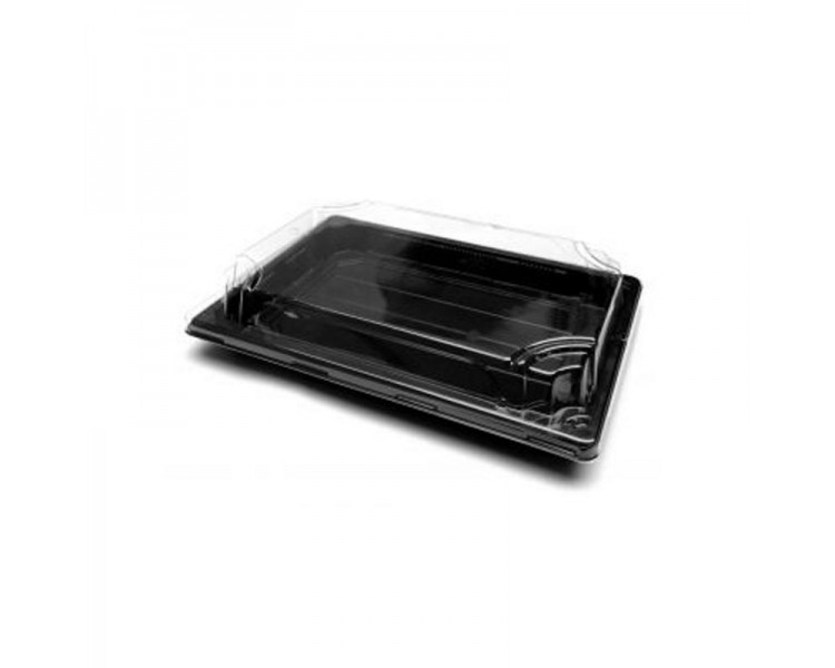 Vaschette Asporto Sushi con Coperchio - 13,6x10,2x3,5 cm - 50 pz Vaschette Asporto Sushi con Coperchio - 13,6x10,2x3,5 cm - 50 pz