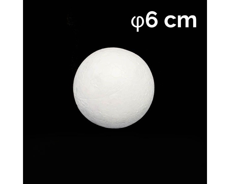 Pallina Polistirolo | 6cm Pallina Polistirolo | 6cm