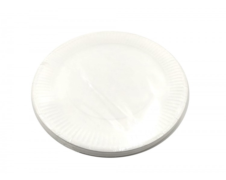 Piatti Piani in Cartoncino Accoppiato - 23 cm - 20 pezzi Piatti Piani in Cartoncino Accoppiato - 23 cm - 20 pezzi