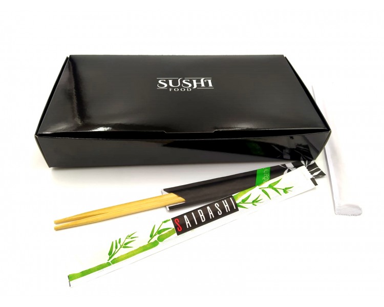 Cofanetto Sushi 32 pezzi Salvaspazio - 310x165x48 mm - 25 pezzi Cofanetto Sushi 32 pezzi Salvaspazio - 310x165x48 mm - 25 pezzi