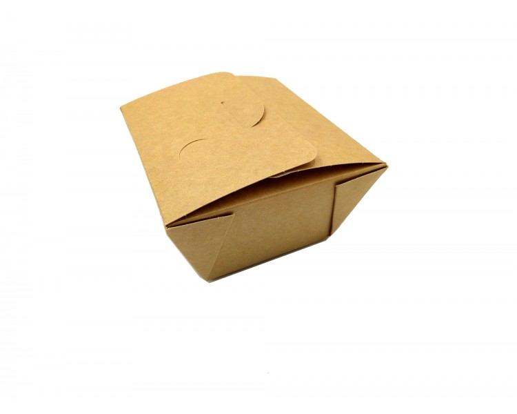 Contenitore con Coperchio Integrato Avana - 102x84x65 mm - 50 pezzi Contenitore con Coperchio Integrato Avana - 102x84x65 mm - 50 pezzi