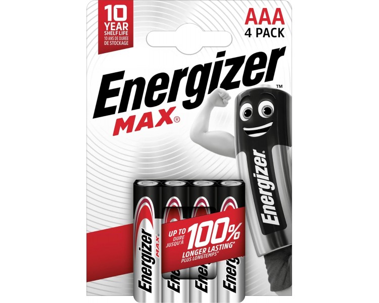 ENERGIZER | AAA Max | 4 Pezzi ENERGIZER | AAA Max | 4 Pezzi