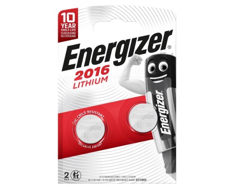 ENERGIZER | 2016 3V Litio | 2 Pezzi ENERGIZER | 2016 3V Litio | 2 Pezzi